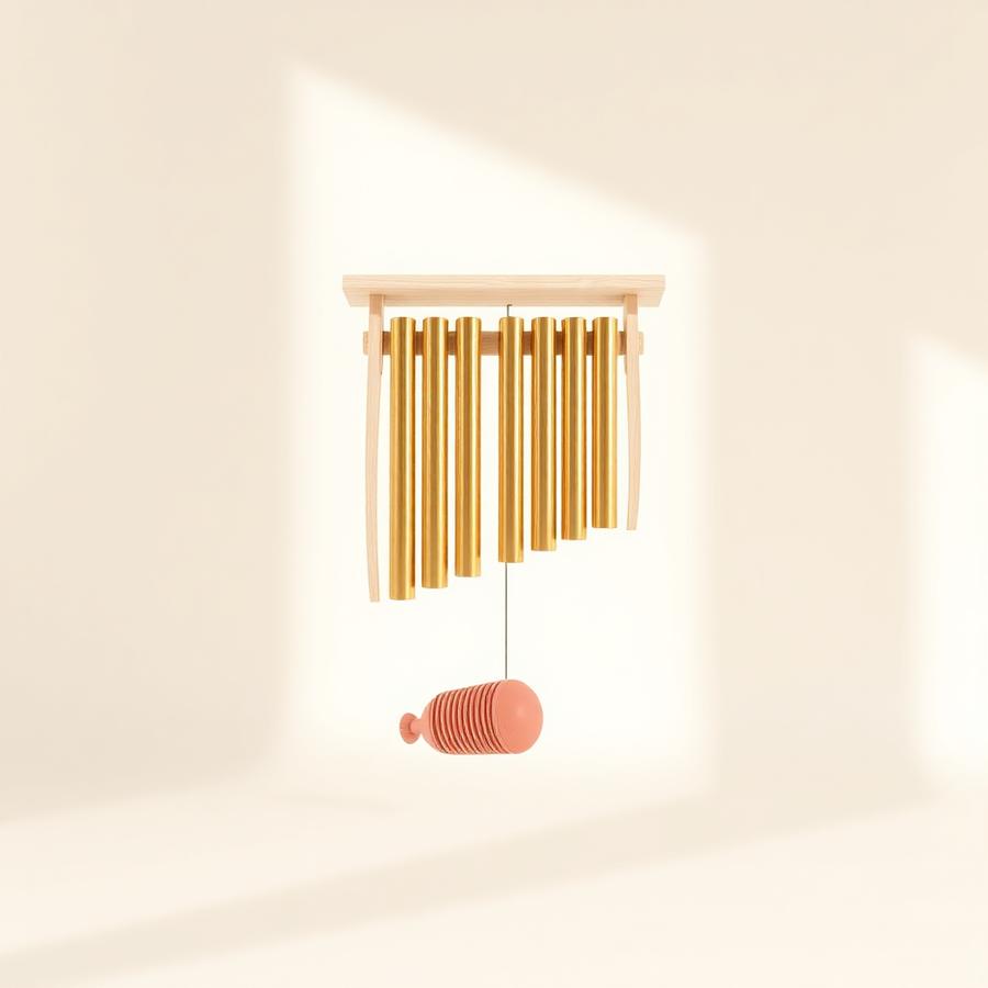 Sound Sculpture Chimes — Tuned brass for the smallest listeners